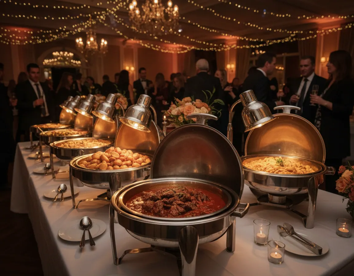 Catering food prepared for a gathering