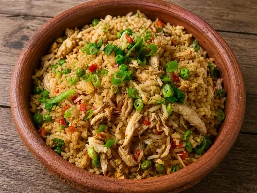chicken fried rice Bangladeshi food Malaysia